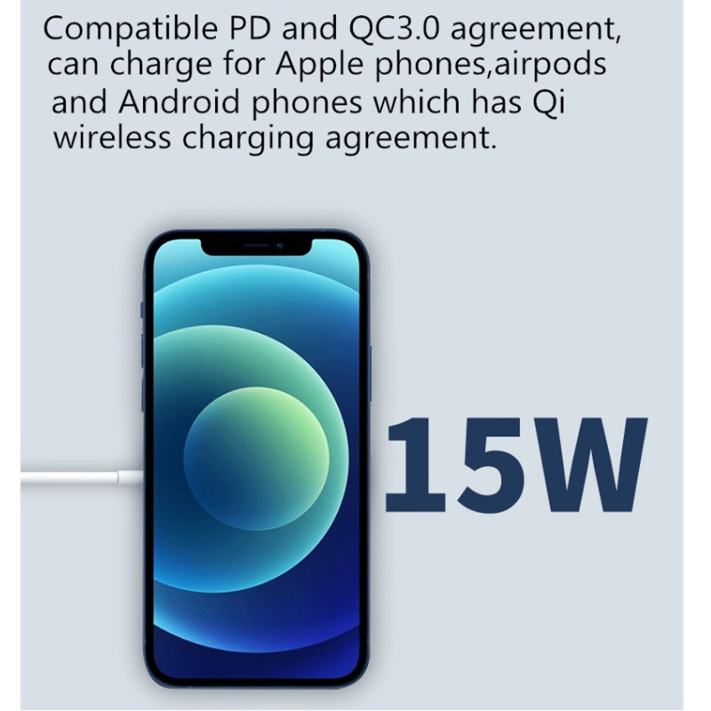 Magnetic Magsafe Ασύρματο φορτιστή τηλεφώνου 15W φορητό φορτιστή Magsafe για Apple iPhone 12 11 Pro Max Best-Selling Προϊόν Amazon Hot