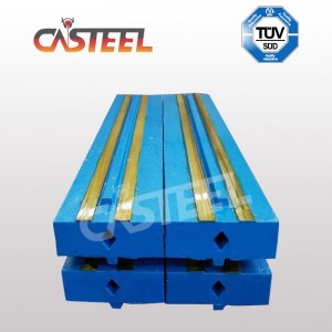 Υψηλό χρωμίου, Martensite με κεραμικό blow Bar για Kleemann MR110, MR122, Crusher Rement Mr130