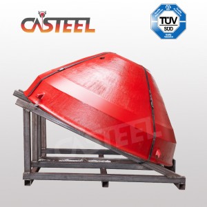 Ποιότητα Premium of Bowl Liner και Mantle για Nordberg GP, HP, MP