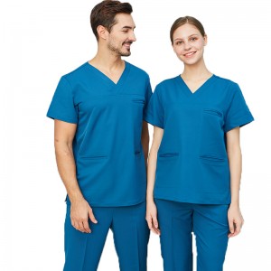 Υψηλής ποιότητας 4 Way Stretch Nurse Scrub Sets Spandex Ομοιόμορφη Χονδρική