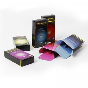 Εργοστάσιο έγχρωμη χρωματική χαρτί Εκτύπωση Τυποποιημένα Τέλη κουτιά