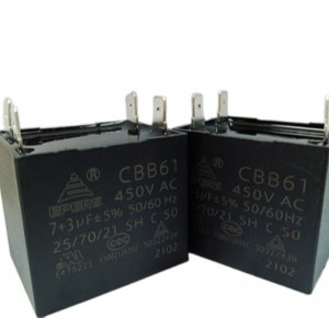 1UF ~ 15UF 40/85/21 250V 450V 500V 50/60Hz CBB61 πυκνωτής για κλιματιστικό
