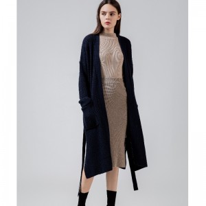 Χαλαρά, κομψό και casual αυστραλιανό μαλλί cardigan65003#