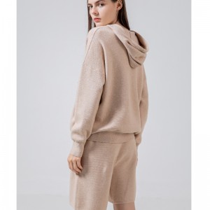 Μόδα-τάση περιστασιακή, ευέλικτη πλεκτά κοστούμι δύο τεμαχίων 68062#