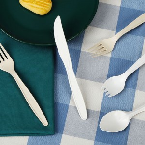 PLA Υλικό κομποστοποίησης επιτραπέζια σκεύη μίας χρήσης