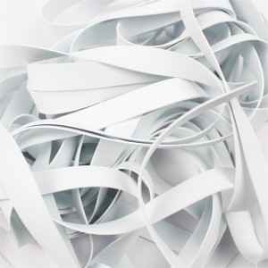 Εργοστασιακά χονδρικά λευκά μαγιό καουτσούκ ιμάντες μάσκα ιμάντες αυτιών ελαστικοί ιμάντες