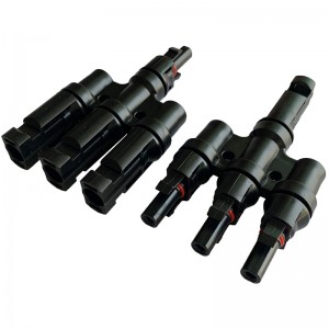 3 σε 1 φωτοβολταϊκός σύνδεσμος πολλαπλών κλάδων Sloar για ηλιακό πάνελ Παράλληλη σύνδεση Υποκατάστημα δύο φωτοβολταϊκών πλαισίων φ...