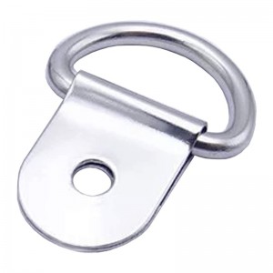 Μικρό χάλυβα D-Ring Tie Downs, D Δαμάσματα άγκυρα δαχτυλίδι πρόσδεσης για φορτία σε θήκη φορτηγών φορτηγών ρυμουλκούμενα RV βάρκες