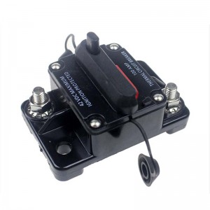 12V 24VDC 60A 80A 100A 150A 200Α 250A 300A Μαύρο έγχρωμο σπίτι Ηλιακό σύστημα Αδιάβροχο κυκλικό διακόπτη επαναφοράς ασφαλτοστρωμένου μετατροπέα