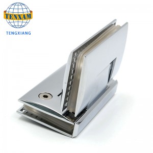 Κράμα ψευδαργύρου/stainless χάλυβα 135 μοίρες μεντεσέται ντους για ντους γυαλί κλιπ πόρτας