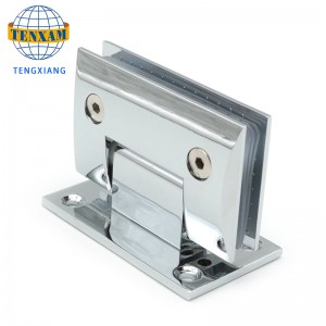 Κεκλιμένο μπάνιο κλιπ ντους γυαλί μεντεσέ από ανοξείδωτο χάλυβα πόρτας κλιπ 90 βαθμού ντους μεντεσέ