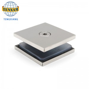 Κινέζος κατασκευαστής γυαλί εκμετάλλευση κλιπ chrome 2 * 2 ιντσών κλιπ ορείχαλκου γυάλινη πόρτα πόρτα πόρτα πόρτα&παράθυρο μεντεσέδε...