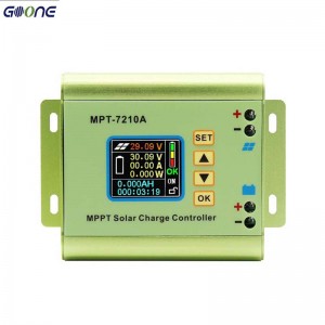 MPT7210A MPPT LCD Solar Control Panel Controller αλουμινίου κράμα ηλιακού ρυθμιστή αλουμινίου για την έξοδο μπαταρίας Lipo 600W 24V 36V 48V 60V 72V