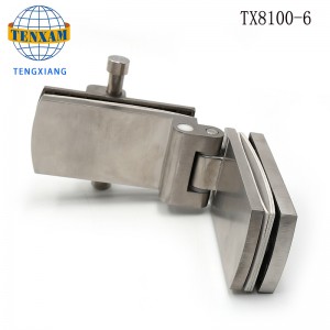 Ειδικός τύπος 135 βαθμού Long Bathroom Clip Hotel Μπάνιο Μπάνιο Γυαλί Πόρτα Ντους