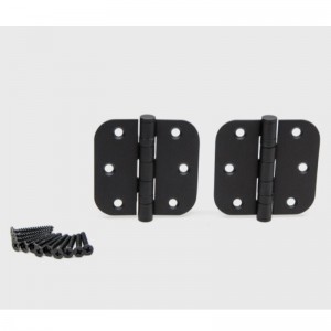 HN005 3,5 ίντσες ανοξείδωτος χάλυβα εσωτερική πόρτα μεντεσέδες με γωνιά ακτίνας 5/8 ιντσών