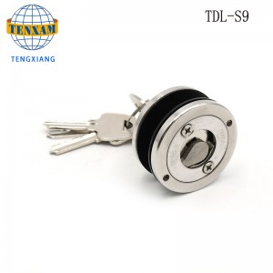 Υψηλής ποιότητας ολίσθηση γυάλινων θυρών με κυλίνδρου κλειδώματος