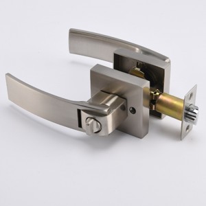 S7811 Σατέν Νικέλιο Πόρτα με κλειδαριά και κλειδί, κλειδαριά κλειδαριάς πόρτας εισόδου/door μοχλός, Lockset Front Door Lockset