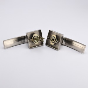 S7811 Σατέν Νικέλιο Πόρτα με κλειδαριά και κλειδί, κλειδαριά κλειδαριάς πόρτας εισόδου/door μοχλός, Lockset Front Door Lockset