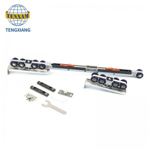 Διπλές ρυθμισμένες μαλακές φρένο 80kg γυαλί ολισθαίνοντα αξεσουάρ πόρτας