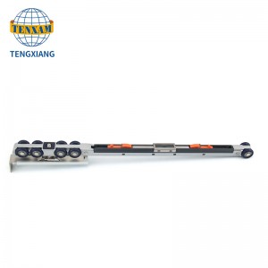 Διπλές ρυθμισμένες μαλακές φρένο 80kg γυαλί ολισθαίνοντα αξεσουάρ πόρτας