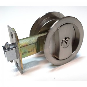 1602 αόρατο συρόμενο αχυρώνα ξύλινη πόρτα θύλακα τσέπης κλειδαριά με πλήκτρα