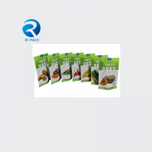 Κίνα Stand Up Pouches με φερμουάρ για σπόρους