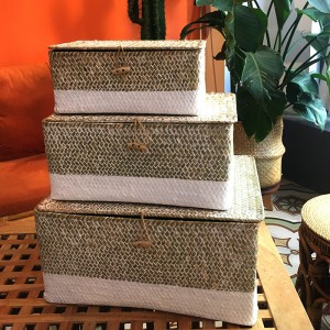 Φυσικά υφασμένα φύλλα με καλυμμένη αποθήκη