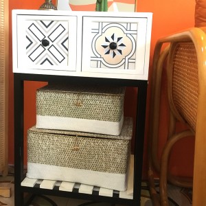 Φυσικά υφασμένα φύλλα με καλυμμένη αποθήκη