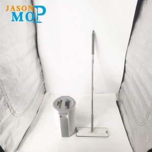 Μικροίνα υγρή και στεγνή 360 πλύνε επίπεδη σφουγγαρίστρα για τον καθαρισμό πατώματος μαγική σφουγγαρίστρα