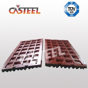 Yifan PE750x, 1060 Paw Crusher μέρη, πλάκα σιαγόνων, πλευρική πλάκα, σφήνες