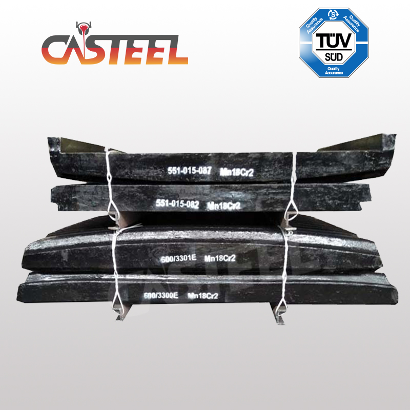 McClosky J40 σαγιονάρες Crusher Crosk Plates, σταθερό/swing σιαγόνα πεθαίνουν, πλάκα γνάθου