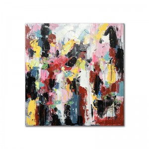 Εργοστάσιο χονδρικής πολύχρωμο κοστούμι χειροποίητο ακρυλικό ζωγραφική τοίχο διακόσμηση αφηρημένο έργο τέχνης καμβά πετρέλαιο...