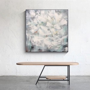 Προσαρμογή σύγχρονου αφηρημένου καμβά ζωγραφική τοίχου χειροποίητη ελαιογραφία για το σαλόνι