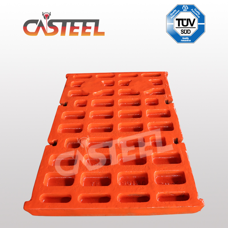 PE-1000x, 1200 PAW Crusher μέρη, σταθερές πλάκες σιαγών