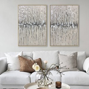 Χειροποίητο σύγχρονο αφηρημένο τοιχογραφία ζωγραφική πετρελαίου τέχνης σε καμβά ορρ