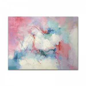 Σύγχρονη ζωγραφισμένη στο χέρι ακρυλικό δημιουργικό πλαισιωμένο τοιχογραφία αφηρημένη ζωγραφική σε καμβά