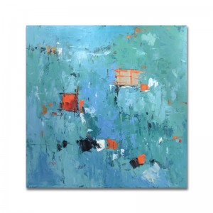 Χέρι ζωγραφισμένα πετρέλαιο ζωγραφική πλατεία καμβά αφηρημένη σχεδίαση σπίτι διακοσμήσεις για το σαλόνι τέχνη Άλλοι πίνακες Cuadro