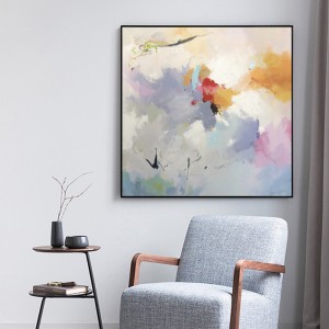 Χονδρικό υψηλής ποιότητας ζωγραφισμένα στο χέρι ζωγραφισμένα ελαιογραφία Αφηρημένη ζωγραφική πετρελαίου σε καμβά