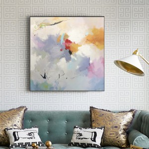 Χονδρικό υψηλής ποιότητας ζωγραφισμένα στο χέρι ζωγραφισμένα ελαιογραφία Αφηρημένη ζωγραφική πετρελαίου σε καμβά