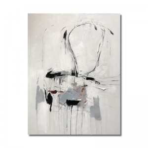 100% χειροποίητη ελαιογραφία Απλή αφηρημένη σύγχρονη ζωγραφισμένη στο χέρι ζωγραφισμένο σαλόνι διακοσμητικό έργο τέχνης