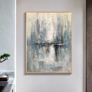 Αφηρημένη τέχνη ύφασμα καμβά τοίχο διακόσμηση καθαρό χέρι ζωγραφισμένα στην Κίνα πετρελαϊκή ζωγραφική για διακόσμηση σαλόνι