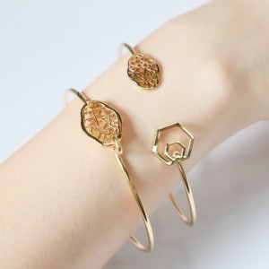 Begonia λουλούδι ανοιχτό βραχιόλι