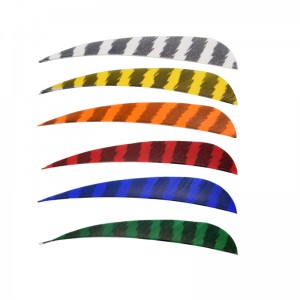 Nika Archery 172104 4inch Streamline Strip Τουρκία Φτερό για τοξοβολία Carbon/aluminum arrow Σκοποβολή