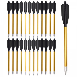 Elong Outdoor 110301 6.5inch Crossbow Bolts Κοίλο σημείο αλουμινίου άνθρακα σημείο για το τοξοβολία κυνήγι