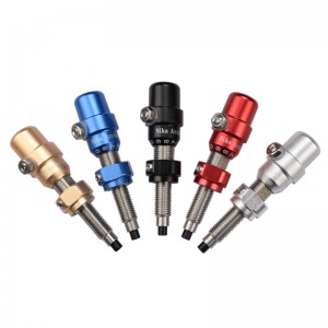 Nika Τοξοβολία 250001 Πλαστικό έμβολο πυρήνα για τοξοβολία Επαναφορά οπίσθιου πυροβολισμού βιδωτό κουμπί πίεσης