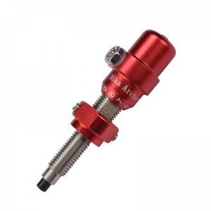 Nika Τοξοβολία 250001 Πλαστικό έμβολο πυρήνα για τοξοβολία Επαναφορά οπίσθιου πυροβολισμού βιδωτό κουμπί πίεσης