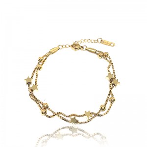 Ευρωπαϊκό και αμερικανικό βραχιόλι από ανοξείδωτο χάλυβα