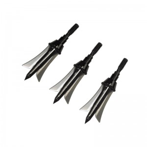 Nika Archery 15B022 3 Blades Broadhead με ανοξείδωτο χάλυβα λεπίδες Crosbow κυνήγι βέλους