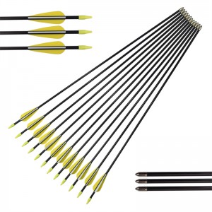 Elong Outdoor 110010 ID5mm 30inch Fiberglass arrow TPU Vanes Archery Σκοποβολή