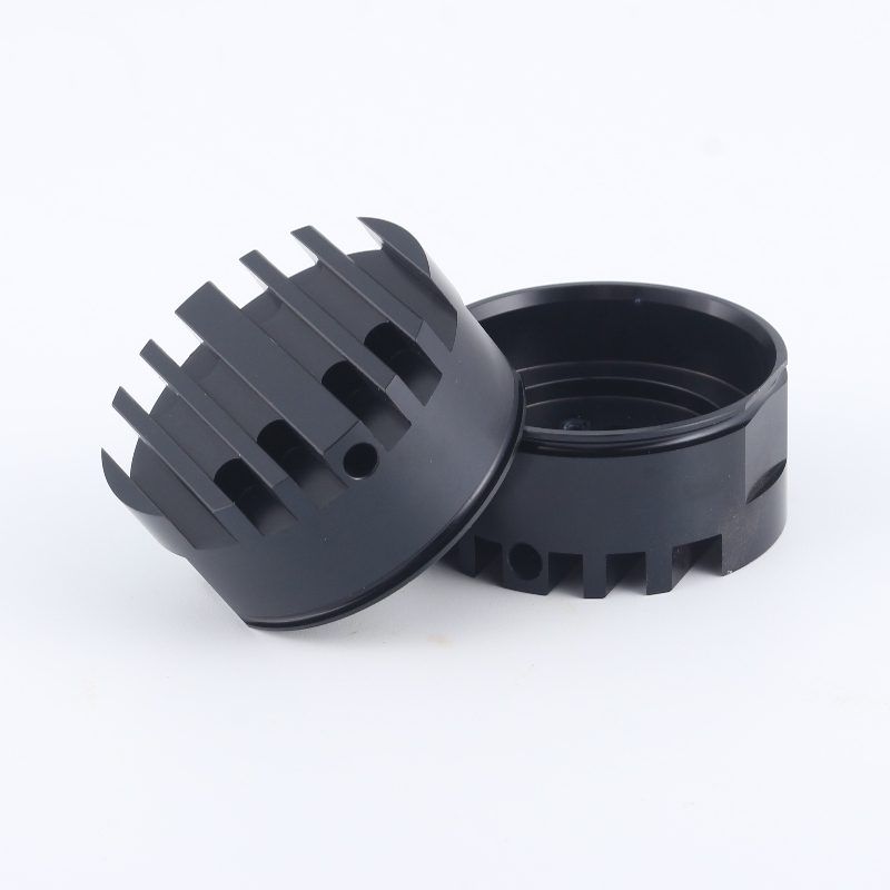 Προσαρμοσμένη εξώθηση CNC μηχανική κατεργασία ανοδιωμένη στρογγυλοποίηση αλουμινίου θερμότητας αλουμινίου Αλουμινίου μαύρο LED π...